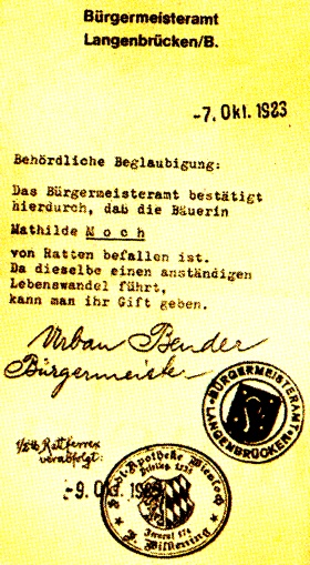 Rattengift - behördliches Kauderwelsch