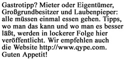 Teaser Gastrotipp