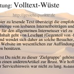 (kostenloser) Servicehinweise (bitte klick)