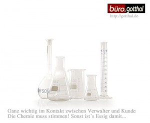 Die Chemie muss stimmen! Die Chemie muss stimmen!