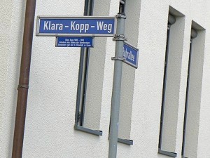Klara-Kopp-Weg (Quelle: Christoph Sinnen) Klara-Kopp-Weg (Quelle: Christoph Sinnen)