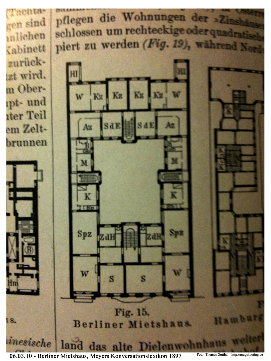 Grundriss Berliner Mietshaus (Meyers Konversationslexikon, 1897) Grundriss Berliner Mietshaus (Meyers Konversationslexikon, 1897)