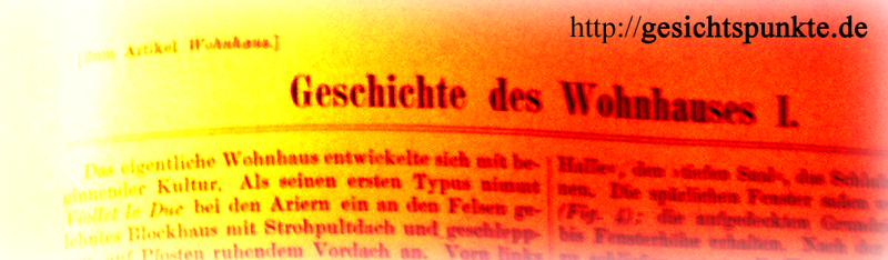 Geschichte des Wohnhauses Geschichte des Wohnhauses