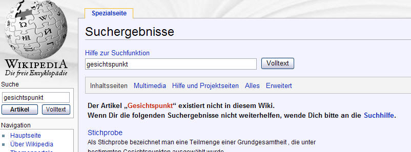screenshot Gesichtspunkt Wikipedia screenshot Gesichtspunkt Wikipedia