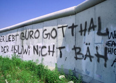 Mauergraffito Büro Gotthal