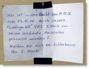 Zettelaushang