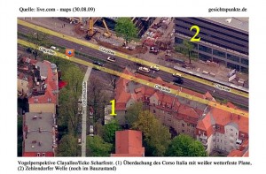 Luftbild Corso Italia Luftbild Corso Italia - (Quelle) Screenshot live.vom