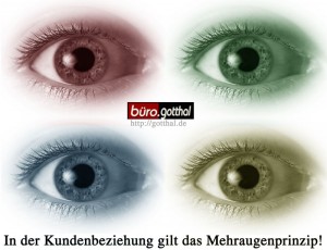 Das Mehraugenprinzip