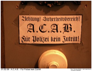 A.C.A.B - All cops are bastards