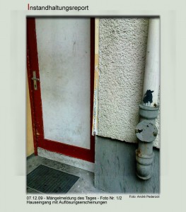 Foto 1 von 2 - Auflösung des Hauseingangs