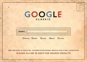 google-Classics Postkarte