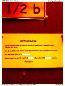 Verwechslung! Der Schuh des Manitou...