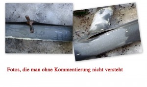 Collage Fotos vom Dach