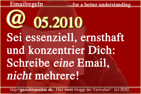 Emailregeln 05.2010