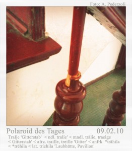 Polaroid des Tages: Die gebrochene Tralje