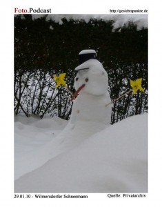 Schneemann Berlin-Wilmersdorf (danke, Frau Dreyer)