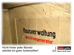 Nicht hinter jeder Bürotür ...
