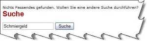 Erfolglose Schmiergeldsuche auf gesichtspunkte.de - bisher