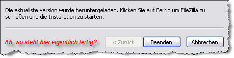 screenshot Filezilla