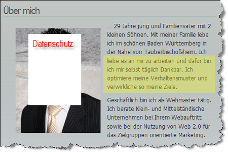 screenshot Selbstarbeit