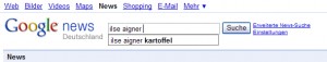 Screenshot google-Suche Ilse Aigner Screenshot google-Suche Ilse Aigner