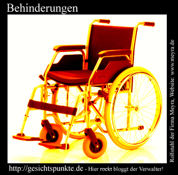 Behinderungen - Rollstuhl