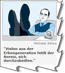 Ausriss Manager-Magazin! Sich durchbeißen!