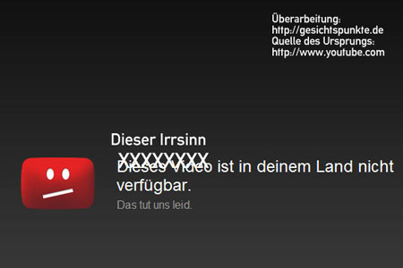 Dieser Irrsinn in in deinem Land nicht verfügbar!