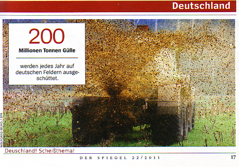 Ausriss DER SPIEGEL 22.2010 - Gülle, Gülle! Ausriss DER SPIEGEL 22.2010 - Gülle, Gülle!
