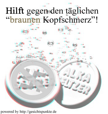 Alka-Seltzer: Hilft gegen den täglichen "braunen Kopfschmerz"