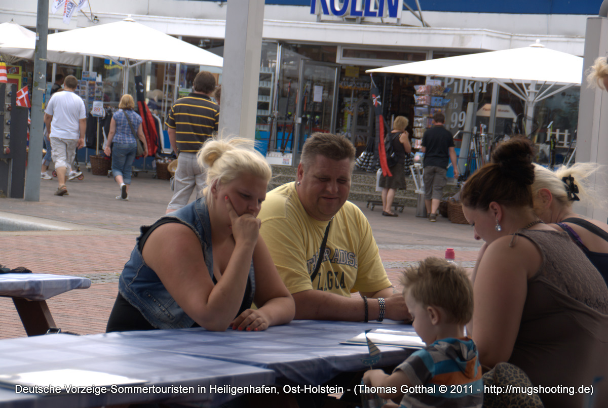 Deutsche Touristen in Heiligenhafen, 2011 Deutsche Touristen in Heiligenhafen, 2011