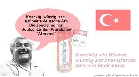 Deutschländer Würstchen "Almanci" Deutschländer Würstchen "Almanci"