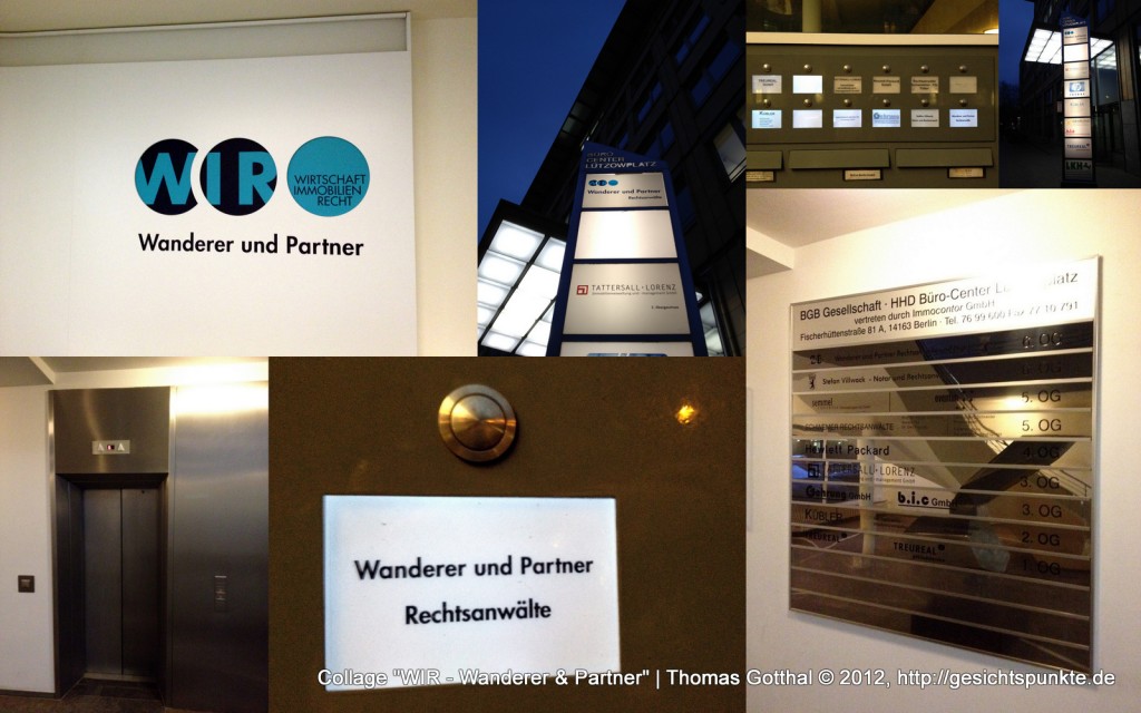 Collage "WIR - Wanderer & Partner" Collage "WIR - Wanderer & Partner"