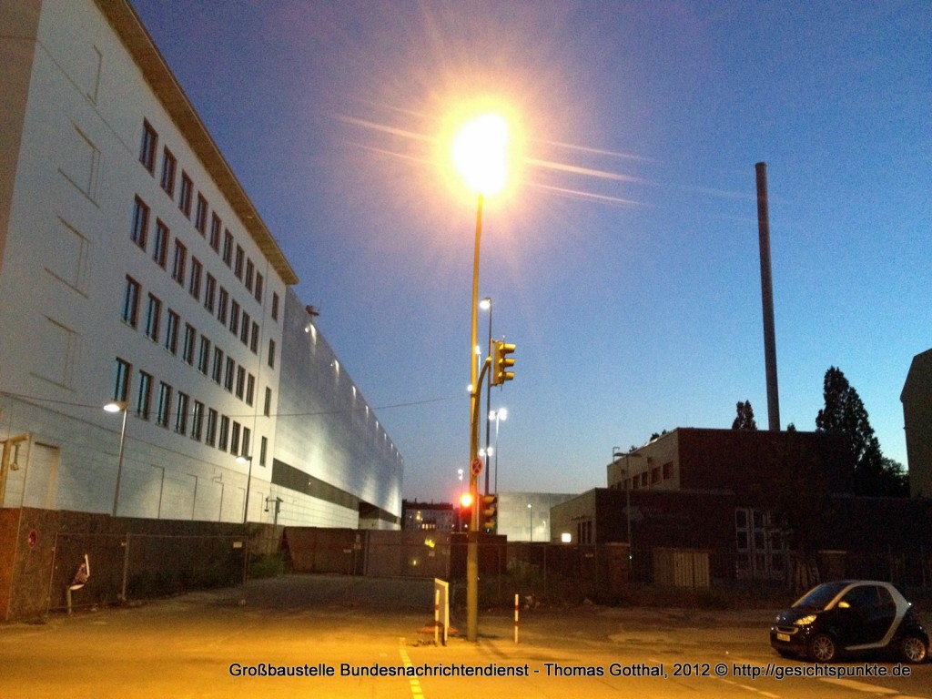 Berlin-Mitte, Chausseestr.: Großbaustelle Bundesnachrichtendienst
