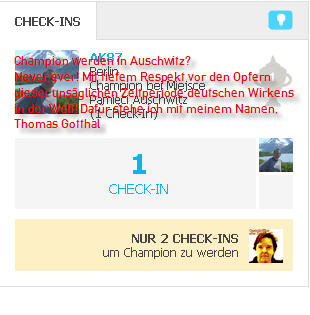 2 be A champion in Auschwitz? Nein, danke!