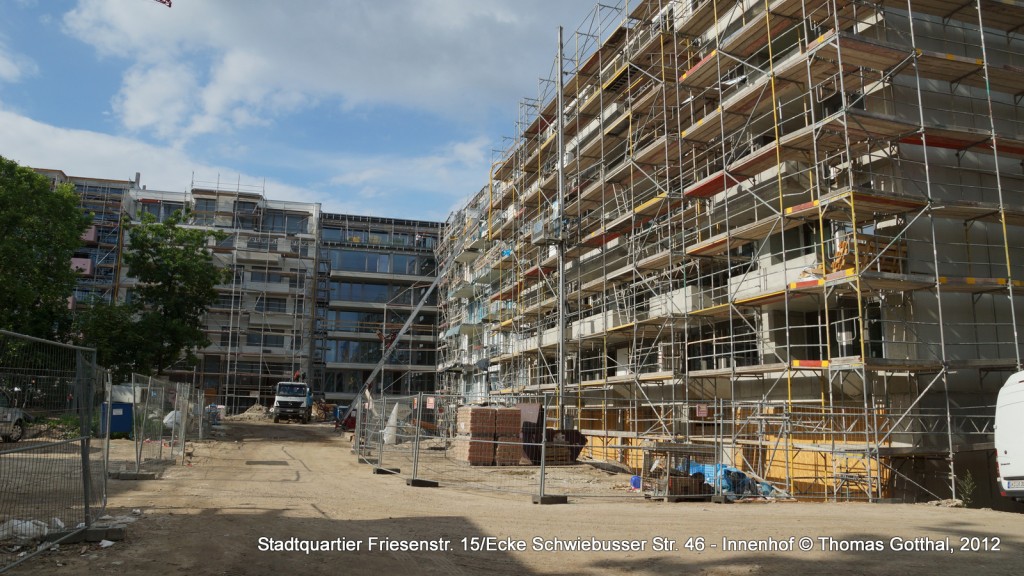 Stadtquartier Friesenstr. /Ecke Schwiebusser Str., Kreuzberg, Innenhofansicht