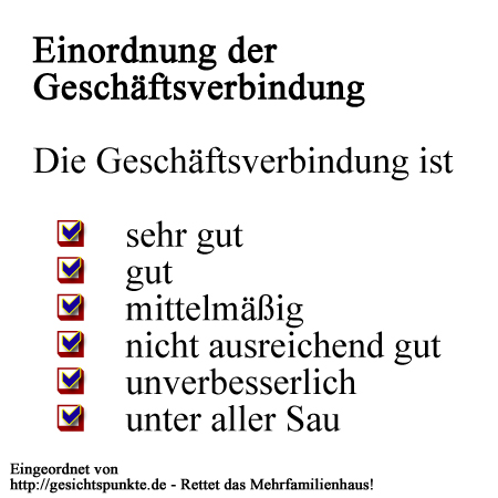 Einordnung der Geschäftsverbindung
