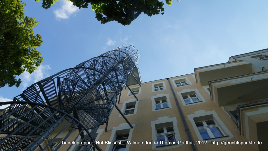Trindelspreppe . Hof Blissestr., Wilmersdorf Trindelspreppe . Hof Blissestr., Wilmersdorf