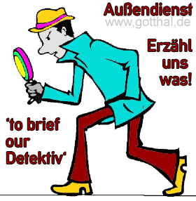 Gebrauchsgrafik: Außendienst