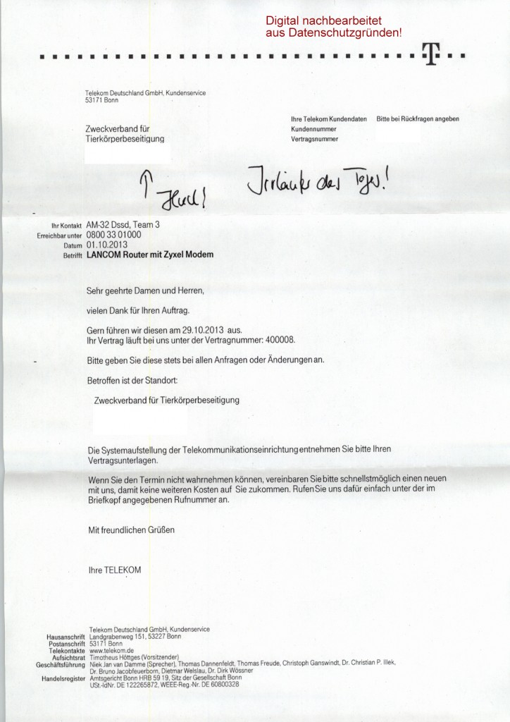Irrläufer Tierkörperbeseitigung