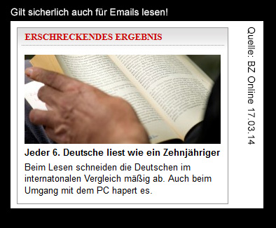 Deutsche.lesen.schlecht