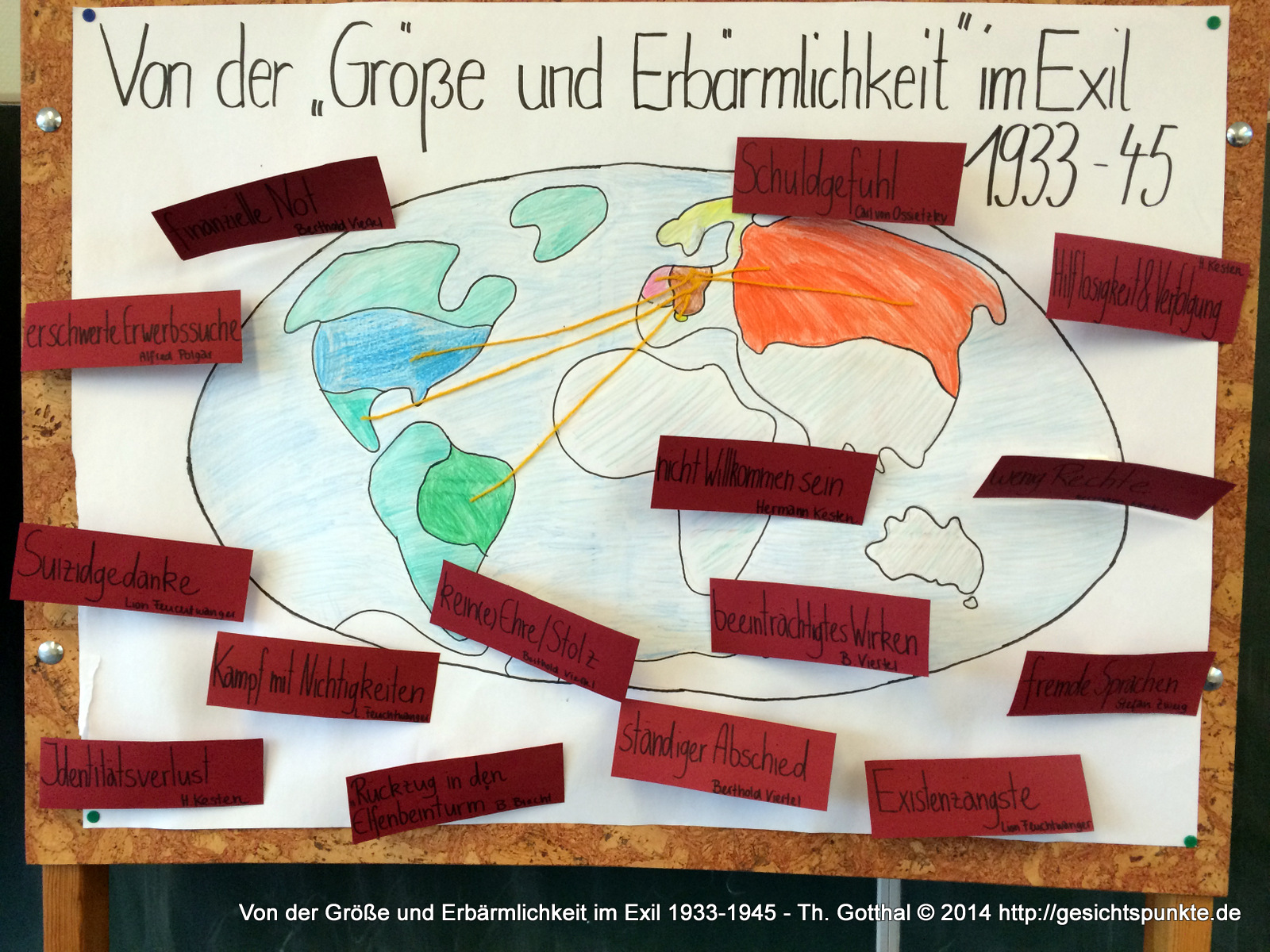 Von der Größe + Erbärmlichkeit im Exil 1933-1945