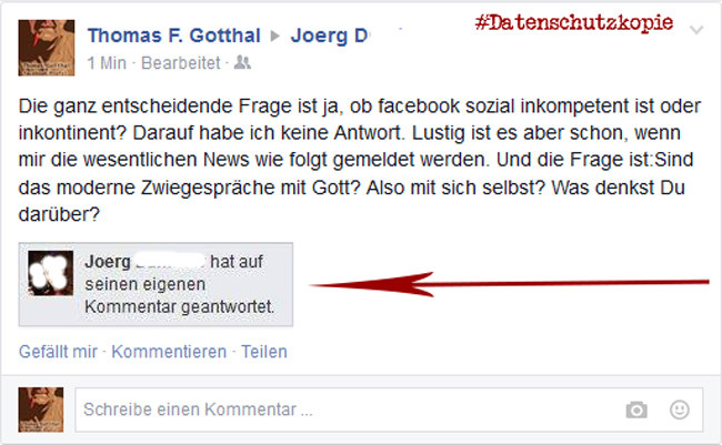 Joerg´s Zwiegespräche mit sich selbst