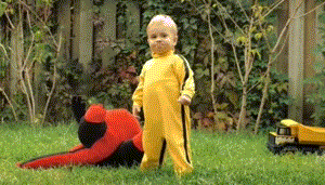 Ninja Baby (gif)