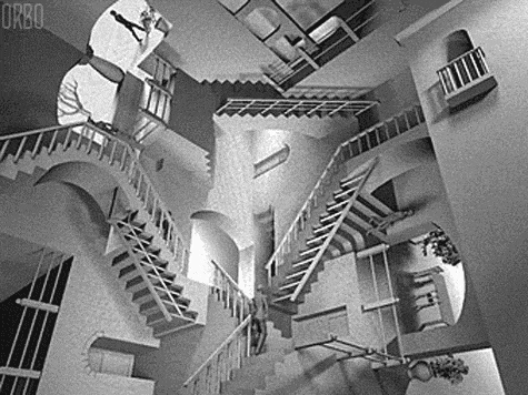Treppengang á la Escher (gif)