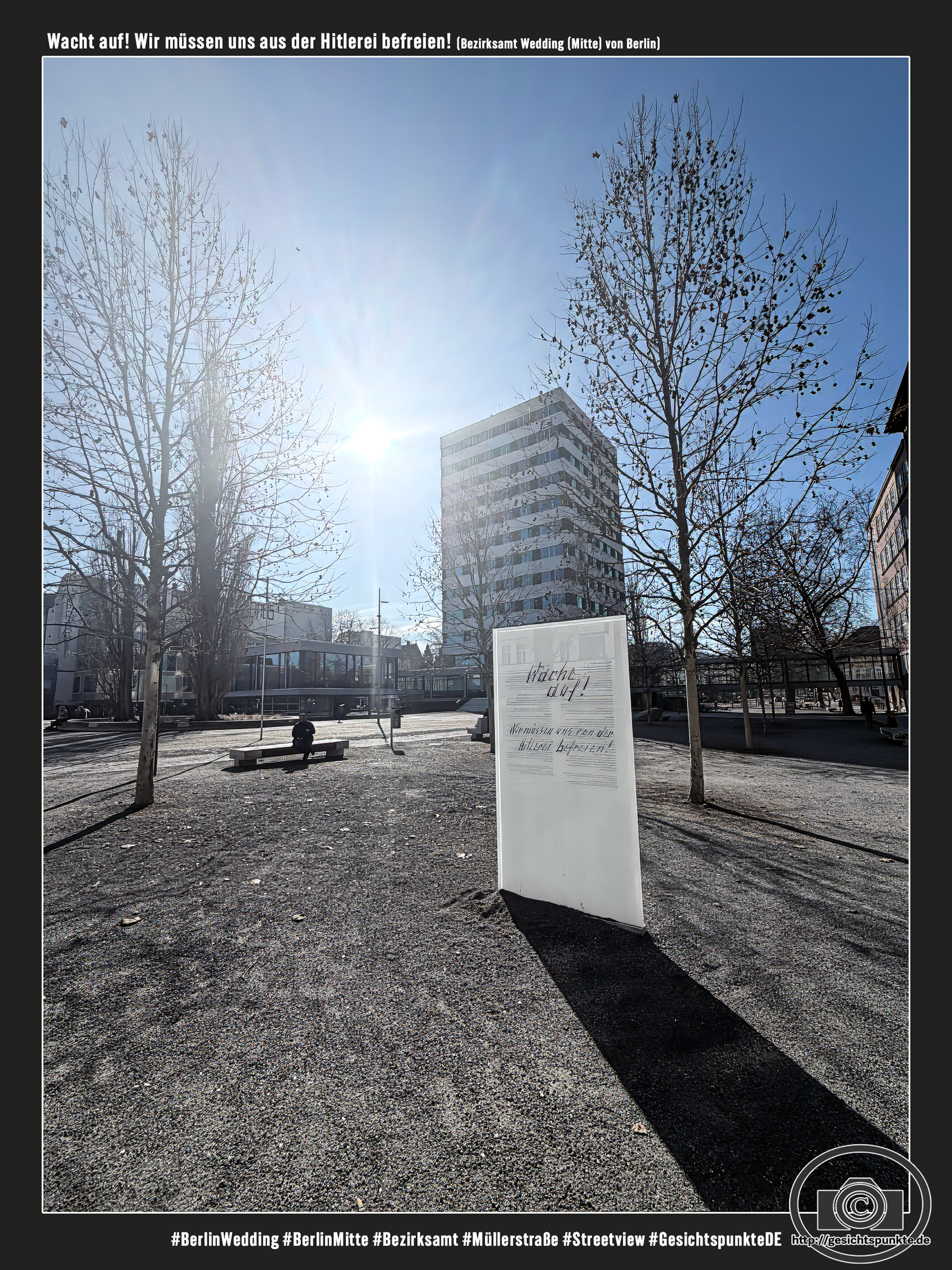 Die Hitlerei #BerlinWedding #BerlinMitte #Bezirksamt #Müllerstraße #Streetview #GesichtspunkteDE